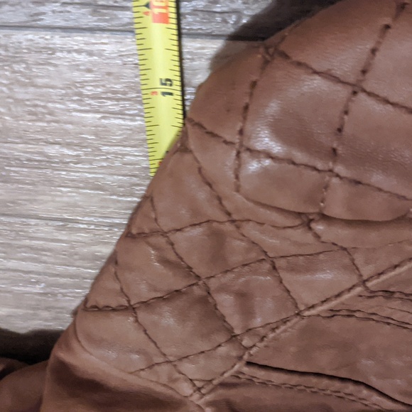 Michael Kors Leather hooded jacket - Picture 7 of 13